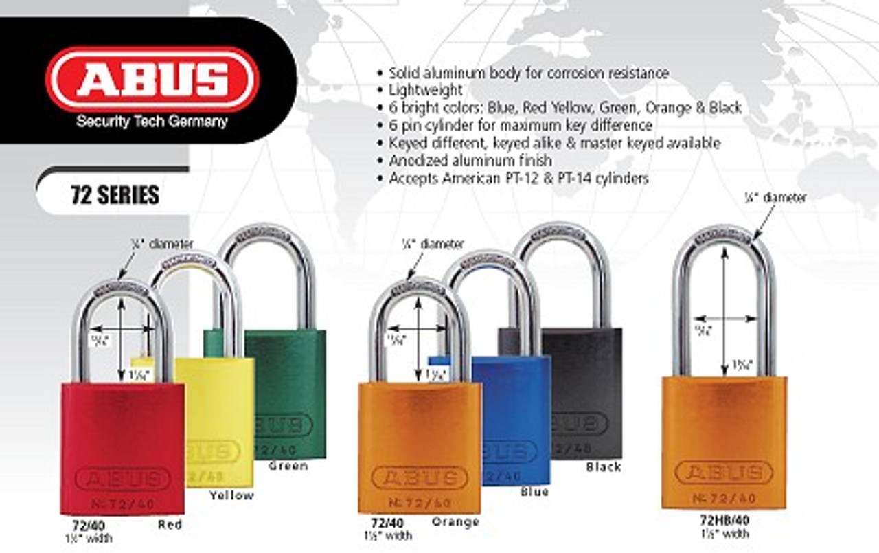 Cadenas Abus 72/40 Color