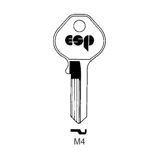ESP M4 Key Blank for Master 1092V