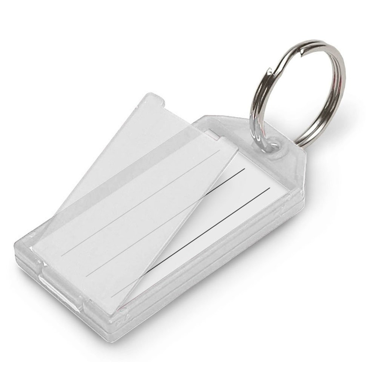 Key Tag with Flap & Split Ring