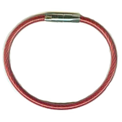 Lucky Line 0811-70 Twisty Key Ring, Bulk Red