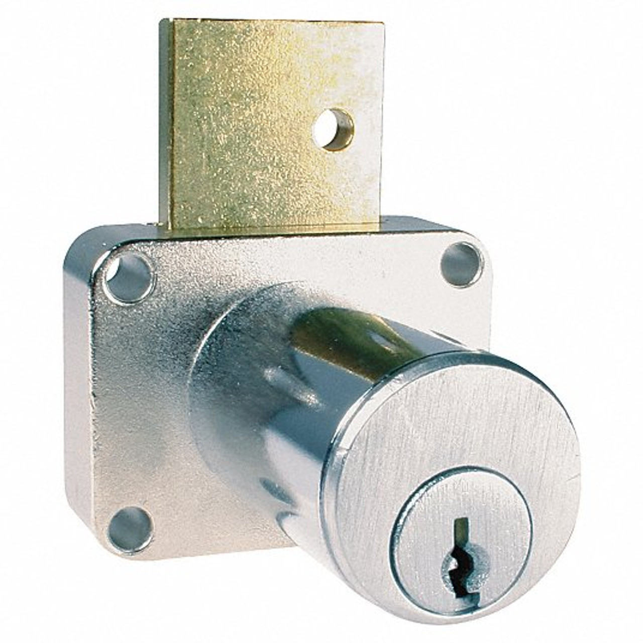 DESK DRAWER LOCK 2 KEYS L-2066K CHROME PLATED