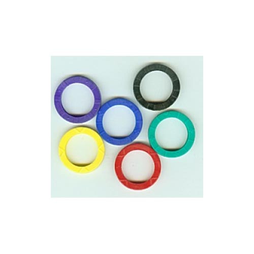 Key ID Rings, Med. Asst Colors