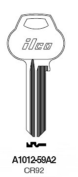 Ilco A1012-59A2 Key Blank for Corbin Russwin