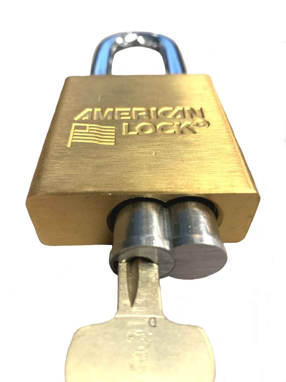 American Lock A3571WO Brass SFIC Padlock, Without Core/Cylinder