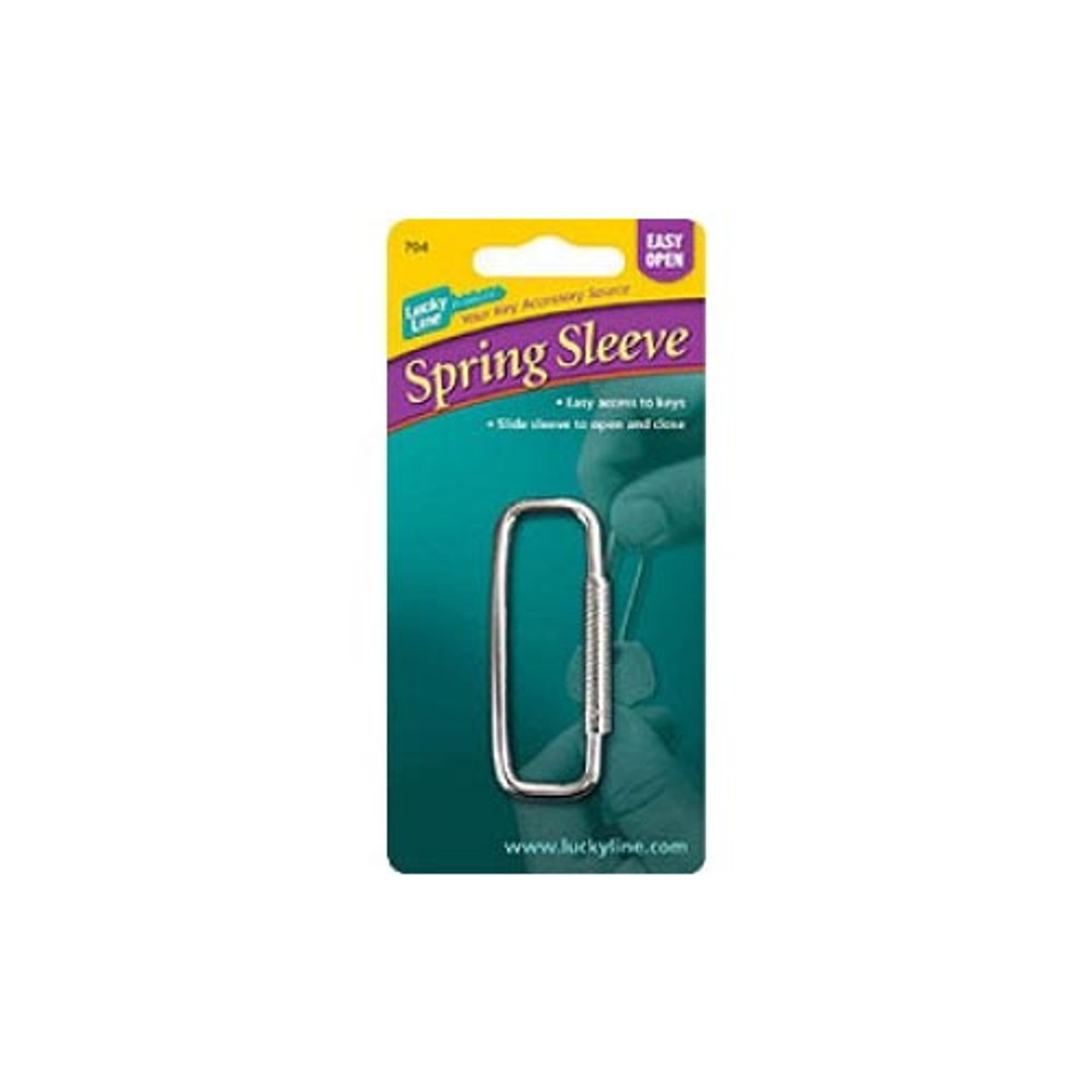 Key ring, Spring Sleeve 70401
