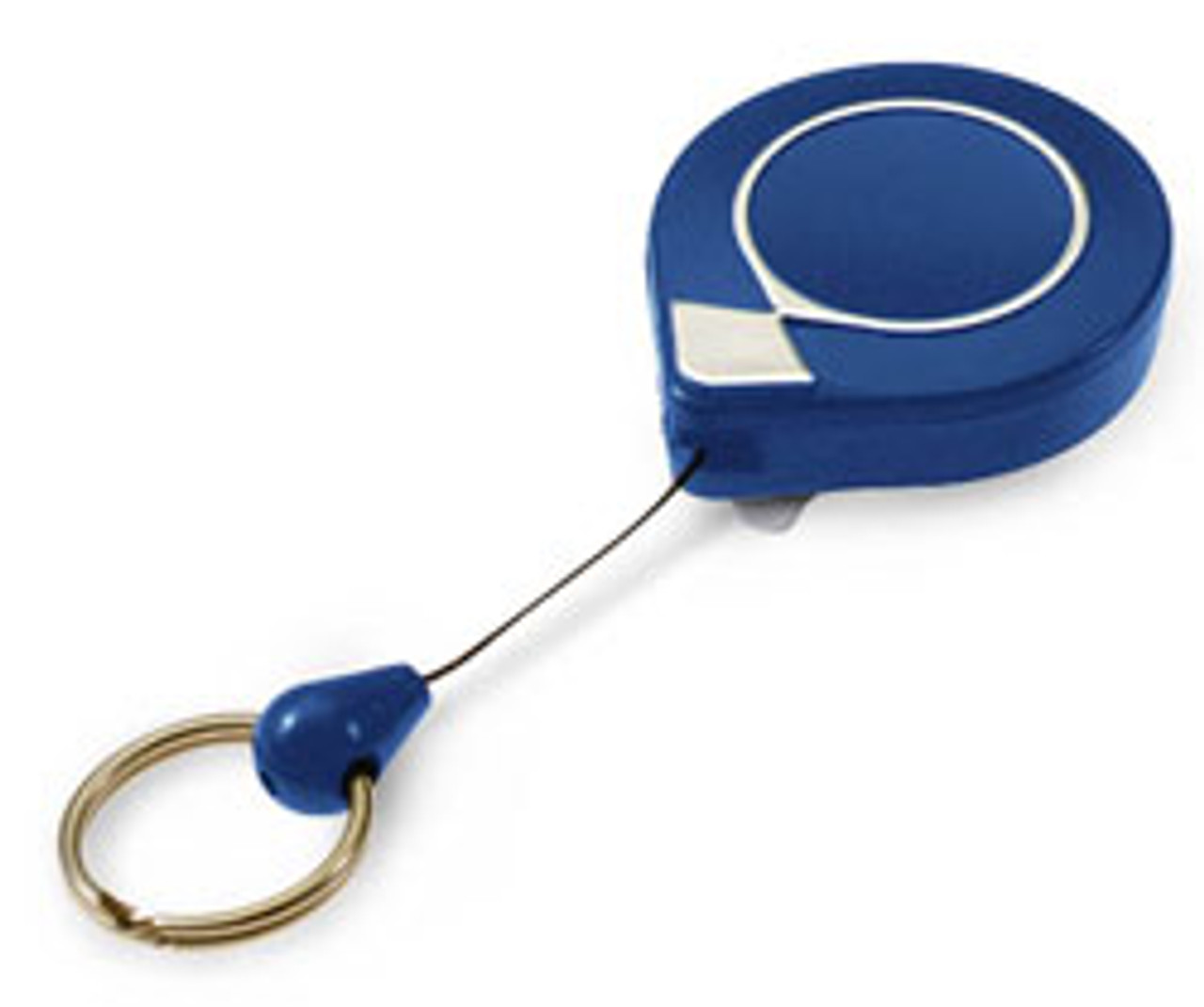 MINI-BAK Lightweight Retractable Keychain Belt Clip / Blue