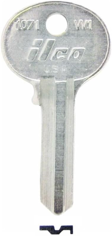 1 Wilson Bohannon Commercial 1071D WIB2 WB2B WH5R Key Blank 6 Pin – Moda Pé No Chão - Foto 2