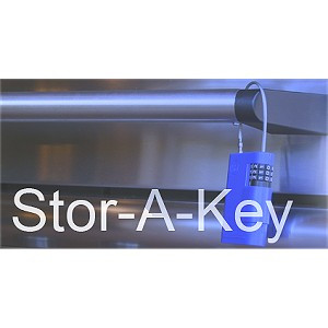 Kidde/Supra 001845 Portable Stor-a-key Blue