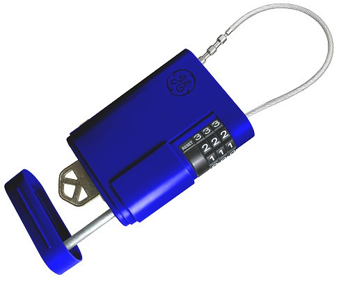 Kidde/Supra 001845 Portable Stor-a-key Blue