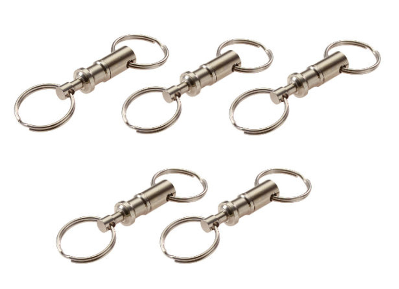  4 Packs Quick Release Detachable Pull Apart Keychain