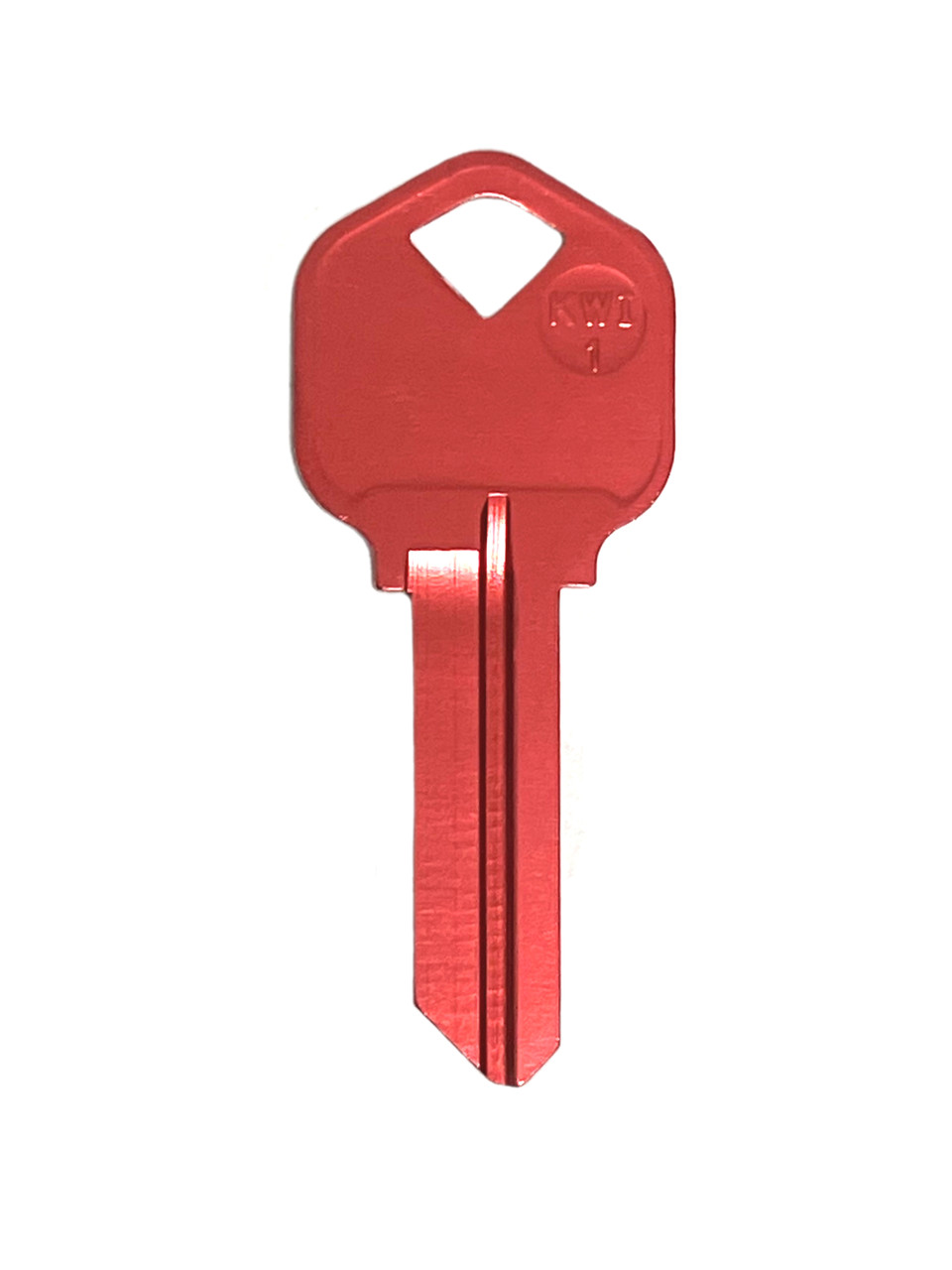 JMA KWI-1AL.RE Key Blank Aluminum Red for Kwikset KW1