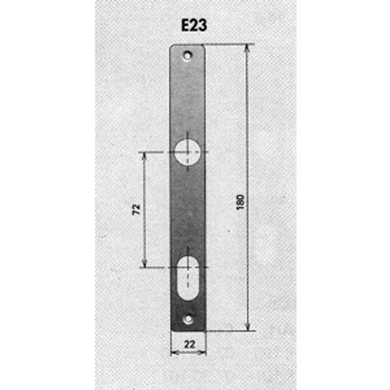 Papaiz MZ35 Mortise Lock Complete US3, Double Cylinder