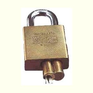 American Lock A3572 Brass SFIC Padlock, Without Core/Cylinder