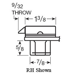 CCL 15767 LH CAT60 Enclosure Lock, Keyed Alike CAT60