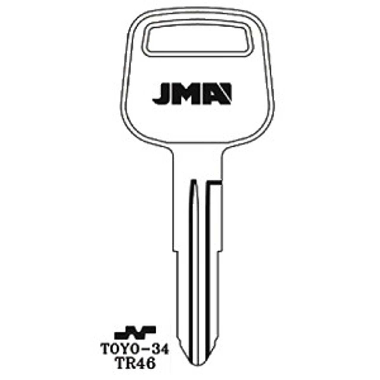 toyota key blank