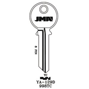 JMA YA-129D Key Blank for Yale TC 6-pin, 998TC