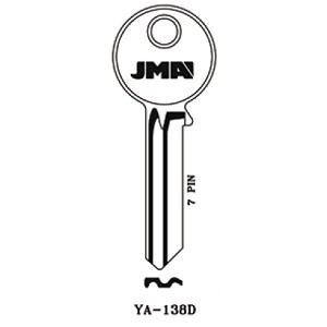 JMA YA-138D Key Blank for Yale 7-pin Para