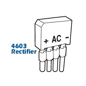 Adams Rite 4603 Rectifier with Leads