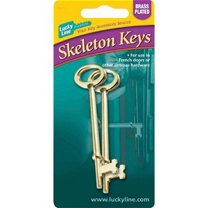 ・ ☆lucky☆  Lucky Line 87102 Skeleton Keys, Notch Tip 2-pack