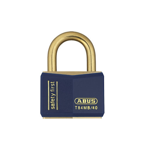ABUS - Lucchetto 39 Mm Blu Serratura A Chiave ABUS - Lucchetto 39 Mm Blu Serratura A Chiave