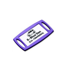 Blue Key Tags Small Rectangular Key Tags #17030 Blue (bulk)