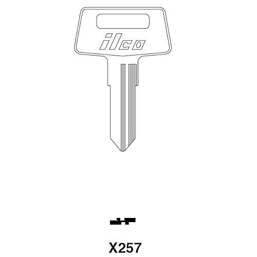 Ilco X257 Key Blank for Kawasaki ATV