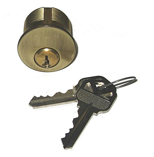 Mortise Cylinder, Ilco 7165KS205 1" Kwikset US5