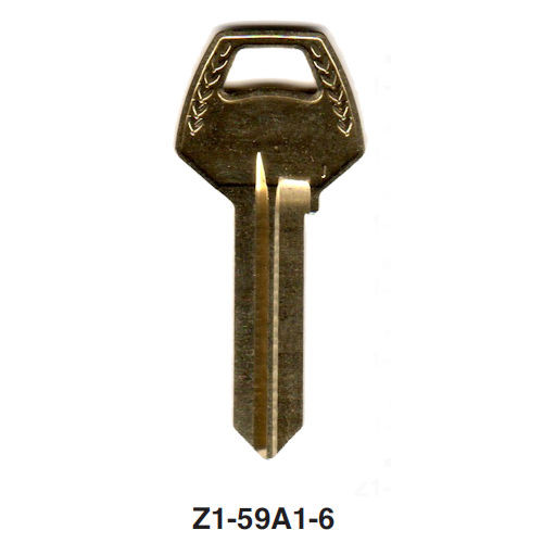 Ilco Z1-59A1-6 Key Blank for Corbin 59A1 6-pin