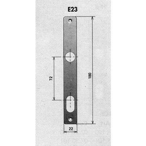 Papaiz MZ35 Mortise Lock Complete US3, Single Cylinder