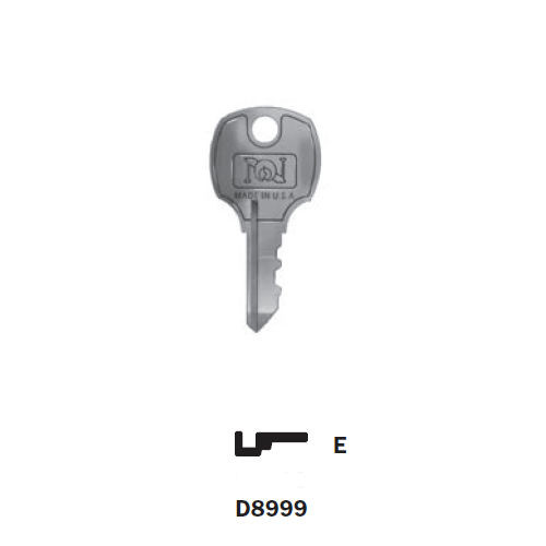 Compx National D8999 Master Key, E13A for C8850 cores