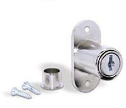 ESP ULR1030FM Showcase/Slide/Plunger Lock, Nickel Finish, Keyed Alike