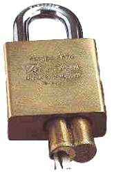 American Lock A3560WO Padlock. Brass Body prepared for SFIC