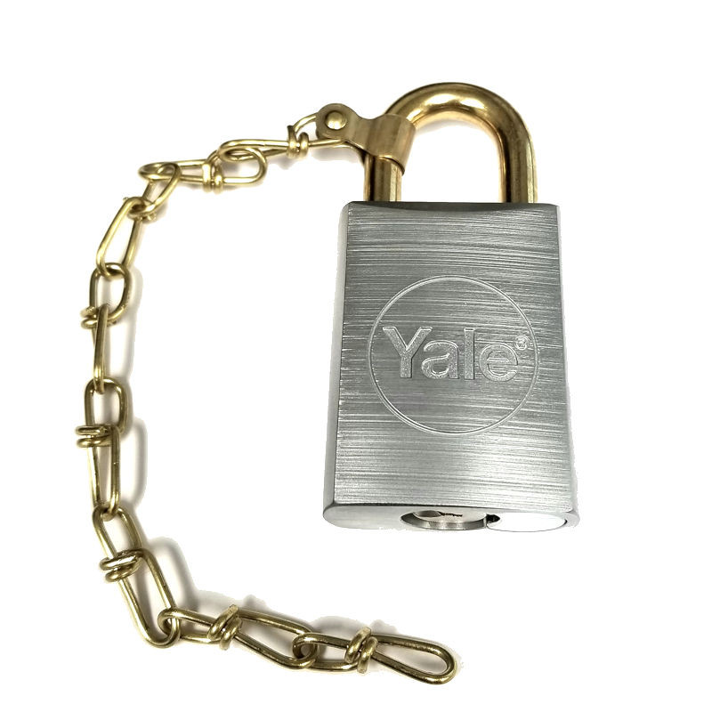 Yale PD416B KA GA Keyway Padlock, Brass 