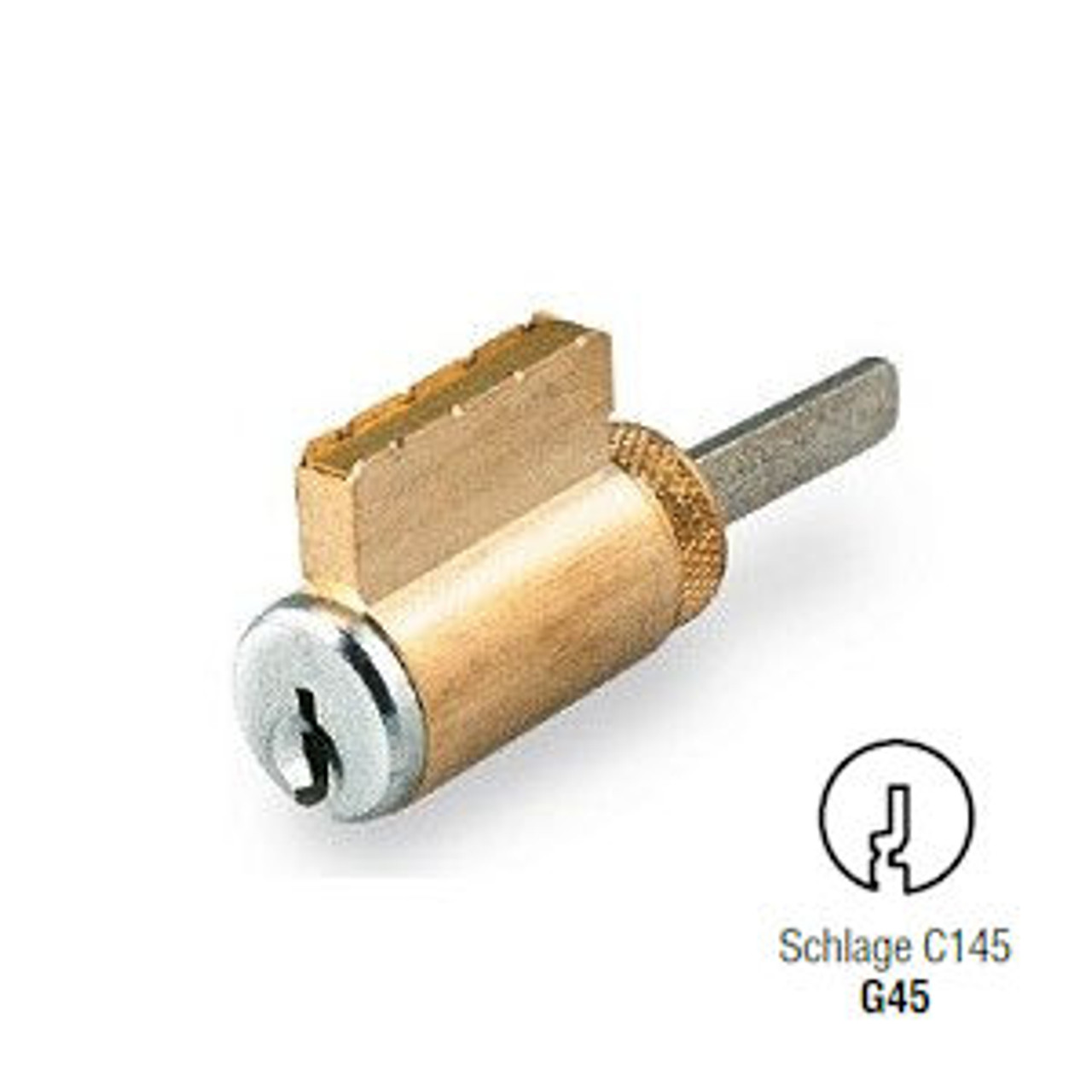 Cylinder for knob/deadbolt, GMS K001-G45, Schlage C145
