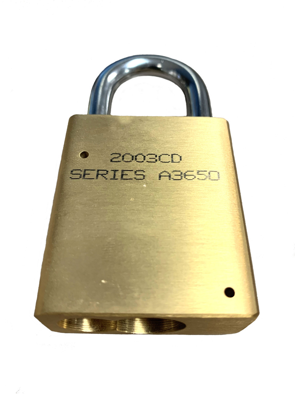 American Lock A3570WOUN 2in Solid Brass Small Format Interchangeable Core  Padlock Without Cylinder, Uncombinated