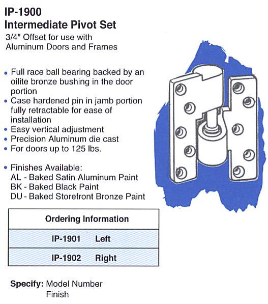 Intermediate Pivot Set Intermediate Pivot Set, LH IP1901 DU