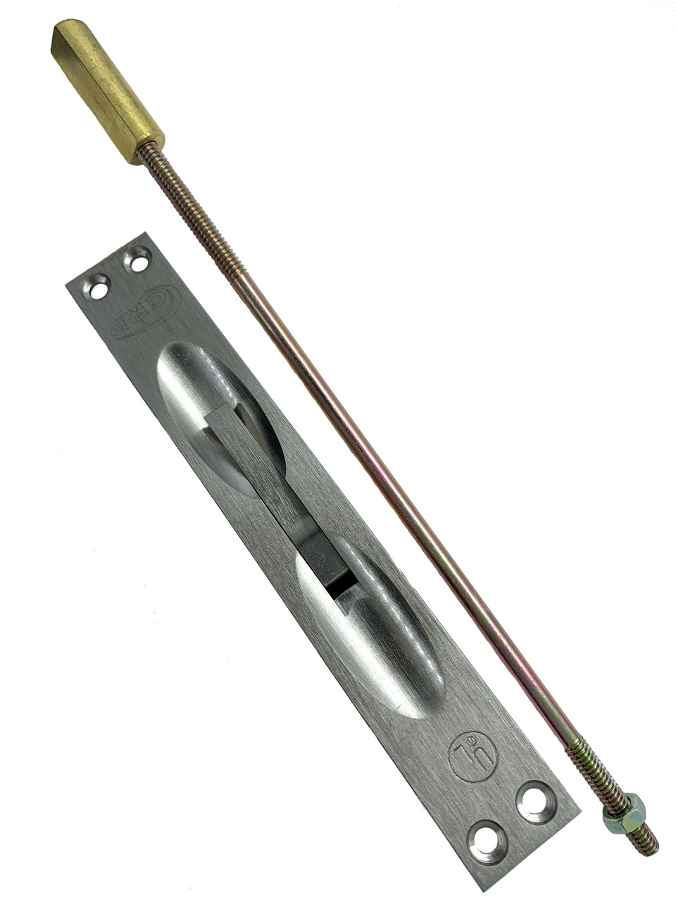 CalRoyal MF6341 US15 Flush Bolt, Mortise Satin Nickel Finish (Sold Each)