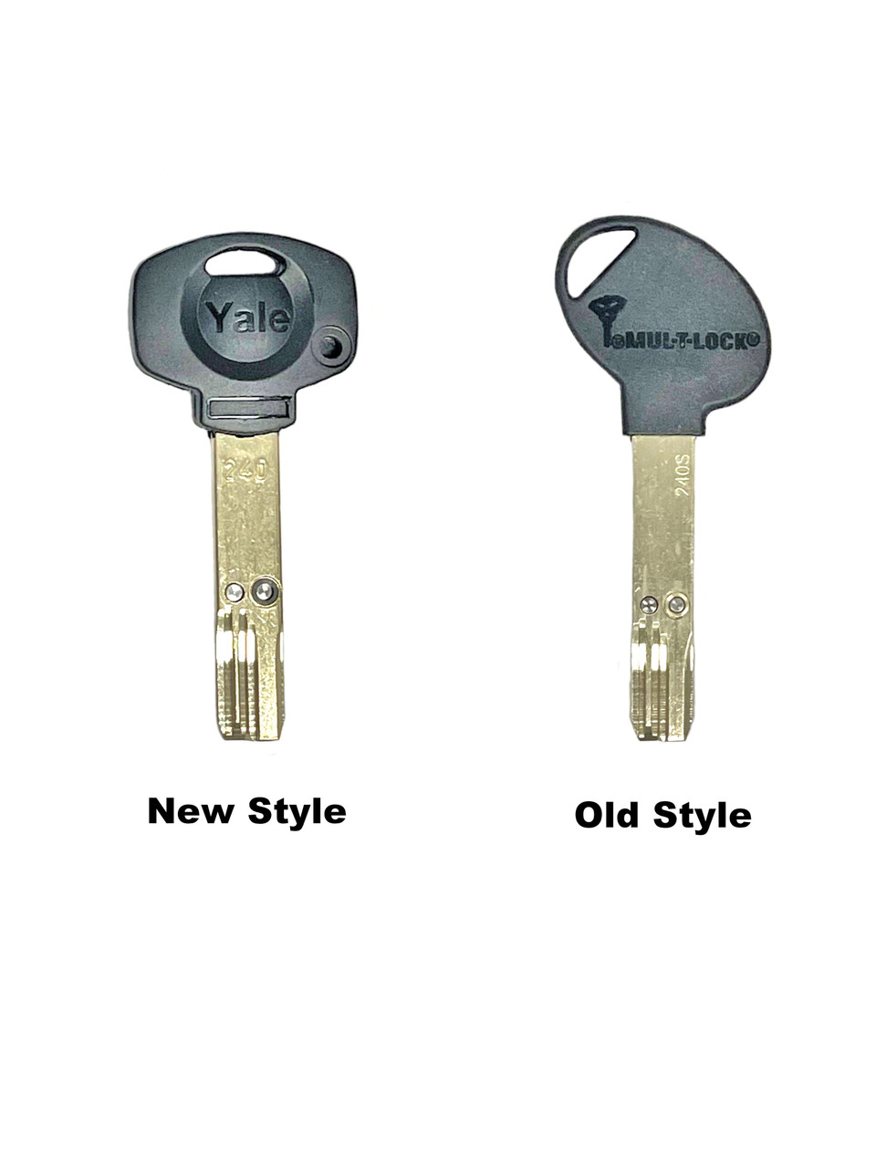 Mul-T-Lock 240S-KEYBLK-YALE Key Blank, Old Style Interactive