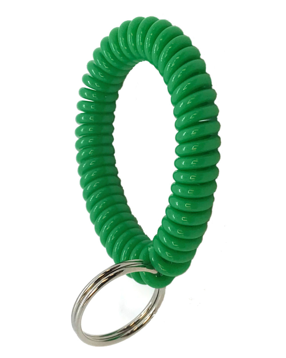 BWXXXR 12-Pack Spiral Wrist Coils - Colorful Plastic Keychain & Hair Tie Bracelets