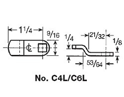 CCL C4L C6L Cam 1 1 4 With 1 4 Offset Fits CCL Cam Lock ccl-c4l-c6l-cam-1-1-4-with-1-4-offset-fits-ccl-cam-lock
