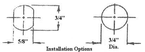 Cam Lock, LSDA CL58KD, 5/8" KD Cam Lock, LSDA CL58KD, 5/8" KD