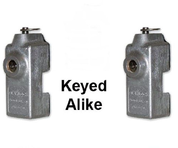 Blaylock DL80 Cargo Trailer Lock, DL80 Keyed Alike (2-Pack) Blaylock DL80 Cargo Trailer Lock, DL80 Keyed Alike (2-Pack)