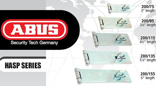 ABUS 200 series hasp information