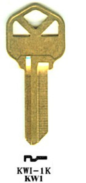 JMA KWI-1KE Key Blank Image Side 2