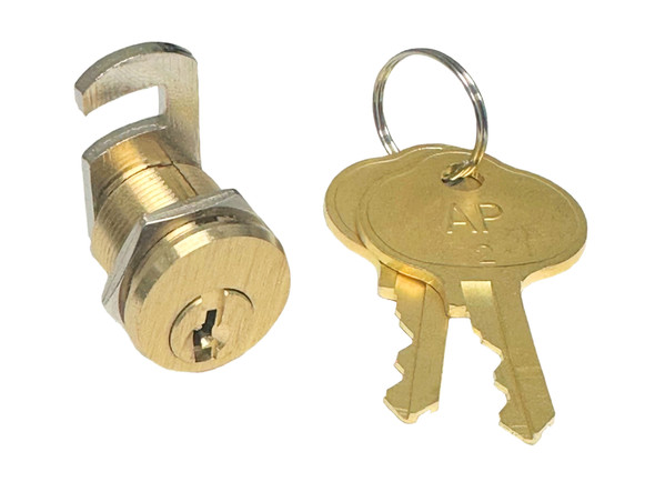 AP Enclosure Cam lock with Hook Cam, Keyed to #2 Key