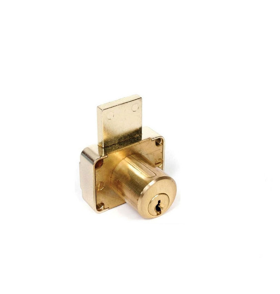 CCL 0738 3/4 KA 4T37526 US4 Satin Brass Pin Tumbler Drawer Lock