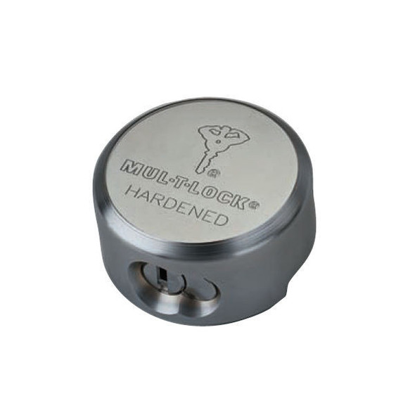 Mul-T-Lock 206SP-TR100 Round Puck Padlock Keyed Different
