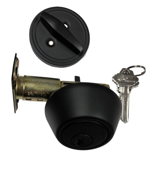 Cal-Royal LSD01 US1 Deadbolt supplied in Black Finish