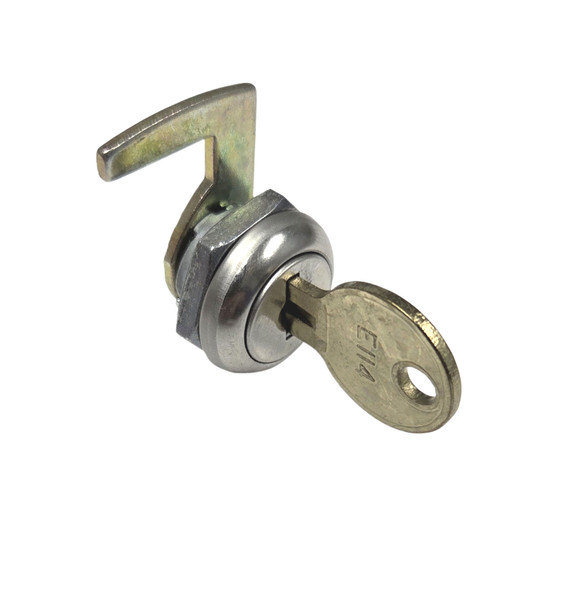 American Specialties #47 Dispenser Lock with hook cam, E114 Key and mounting nut