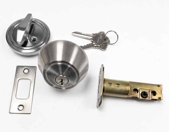 Cal-Royal LSD01 US32D Single Cylinder Deadbolt